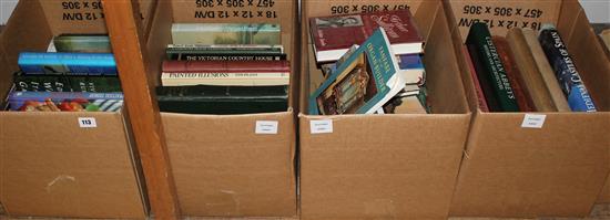 4 boxes of books